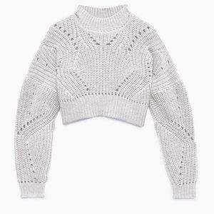 Aritzia Wilfred Cropped Sweater
